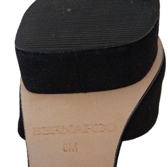 Worn once, Bernardo, size 8, Black Block High Heels, COZY! - Picture 9 of 13
